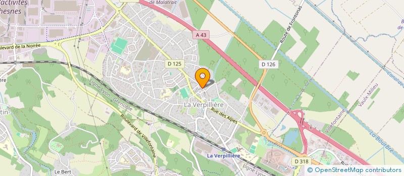 localisation de l'entreprise DOSDO  LA VERPILLIERE