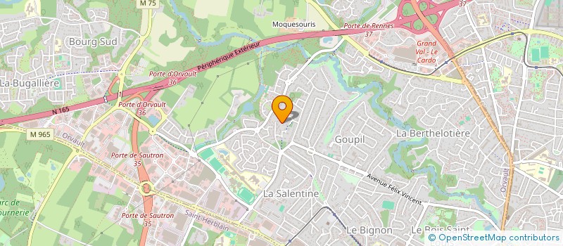 localisation de l'entreprise DOSEAT à ORVAULT