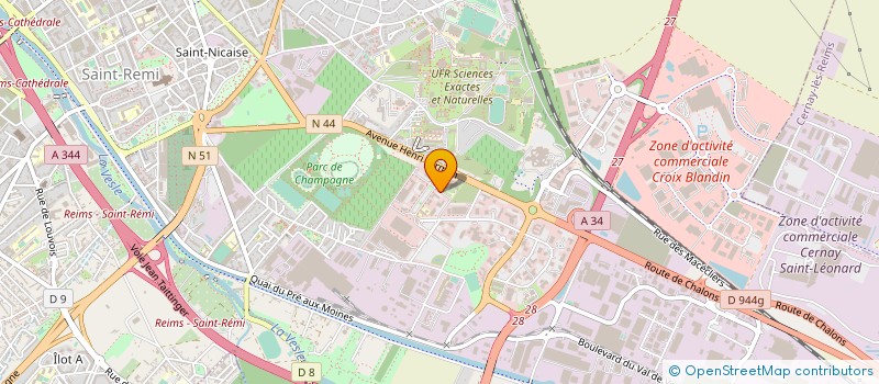 localisation de l'entreprise DOSEO  REIMS