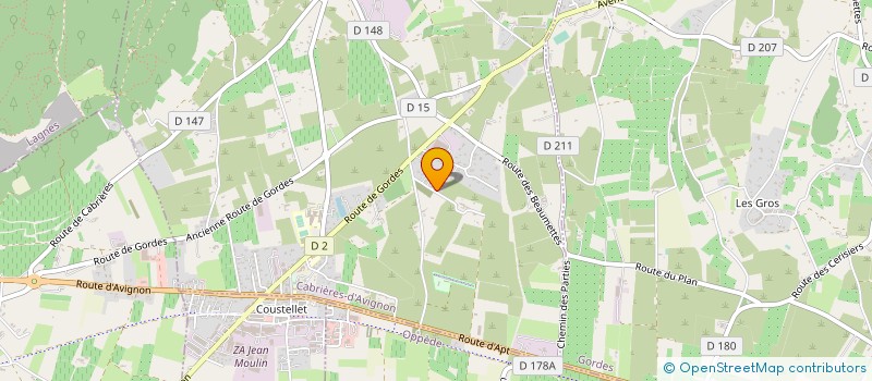 localisation de l'entreprise DOSETTE SERVICE à CABRIERES D'AVIGNON