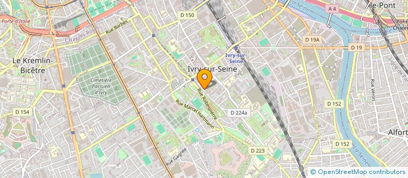 localisation de l'entreprise DOSI SERVICES à IVRY SUR SEINE