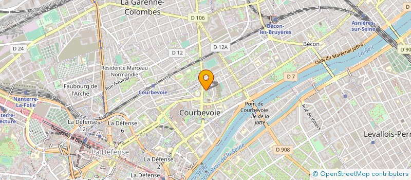 localisation de l'entreprise DOSICAL à COURBEVOIE