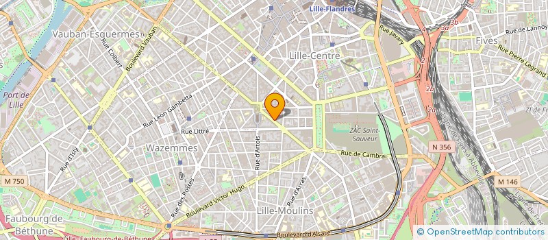 localisation de l'entreprise DOSIRELA à LILLE