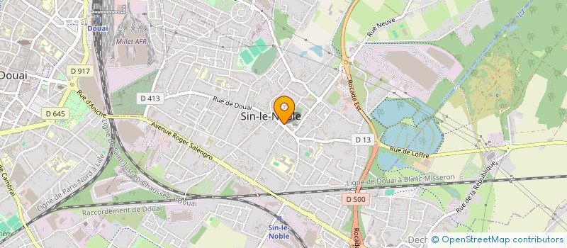 localisation de l'entreprise DOSKO  SIN-LE-NOBLE