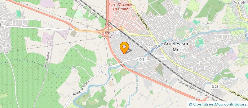 localisation de l'entreprise DOSLAGOS à ARGELES-SUR-MER