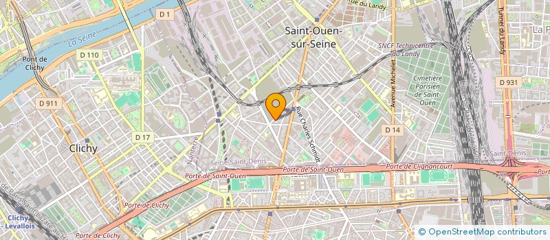 localisation de l'entreprise DOSREIS à SAINT-OUEN-SUR-SEINE