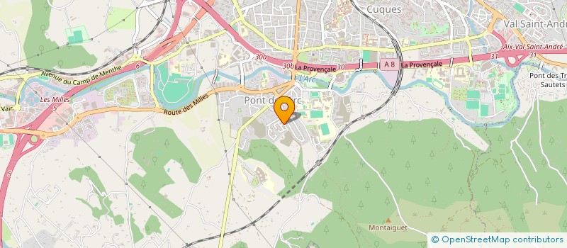 localisation de l'entreprise DOSSETTO ET TORREGROSA MACONS à AIX-EN-PROVENCE