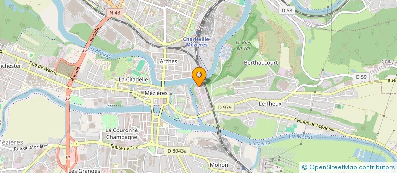 localisation de l'entreprise DOSSOT  CHARLEVILLE-MEZIERES