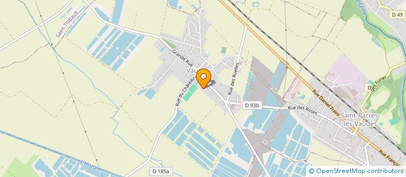 localisation de l'entreprise DOSSOT CONSTRUCTION  VAUDES