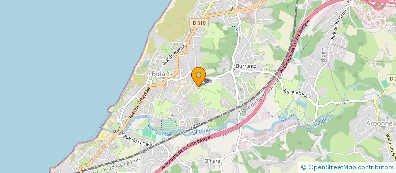 localisation de l'entreprise DOST à BIDART