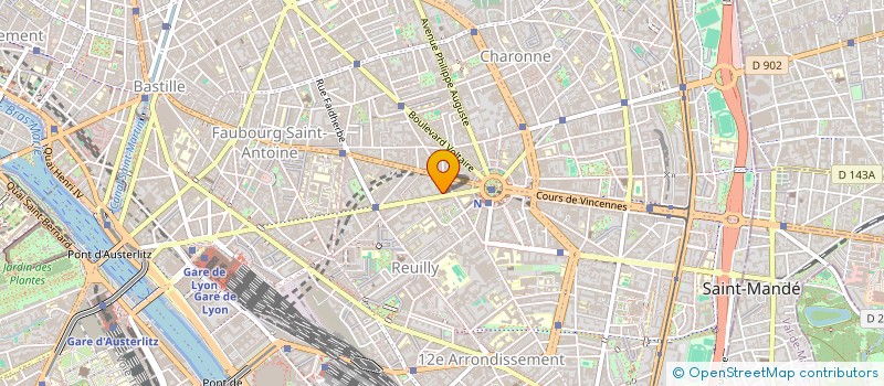 localisation de l'entreprise DOST ALIMENTATION à PARIS