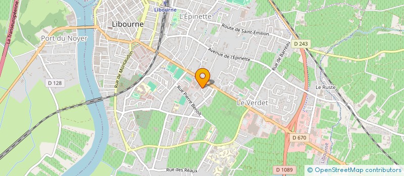 localisation de l'entreprise DOSTENI CO.  LIBOURNE