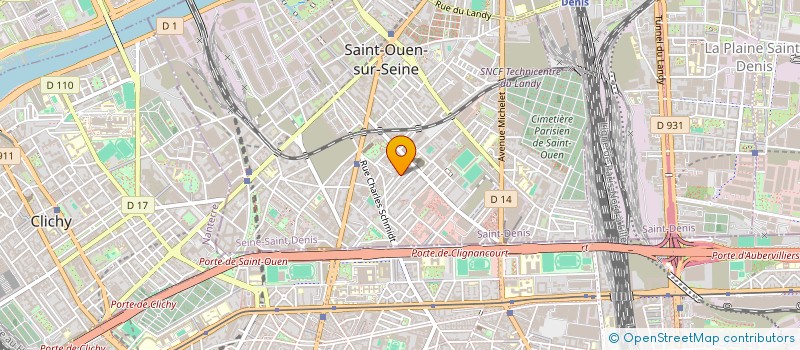 localisation de l'entreprise DOSTLAR KASABI à SAINT-OUEN-SUR-SEINE