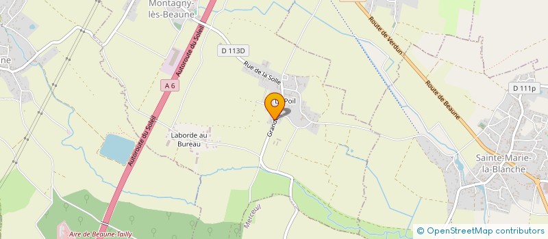 localisation de l'entreprise DOSY  MONTAGNY-LES-BEAUNE