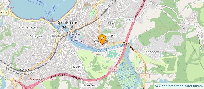 localisation de l'entreprise DOSYAL  SAINT-JEAN-DE-LUZ