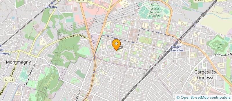 localisation de l'entreprise DOT NET SERVICES  SARCELLES