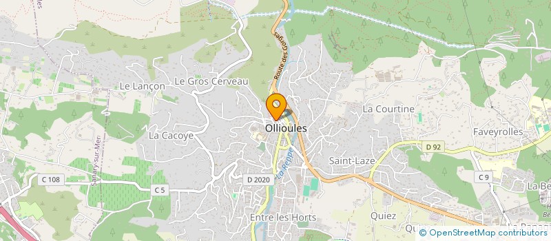 localisation de l'entreprise DOTA à OLLIOULES