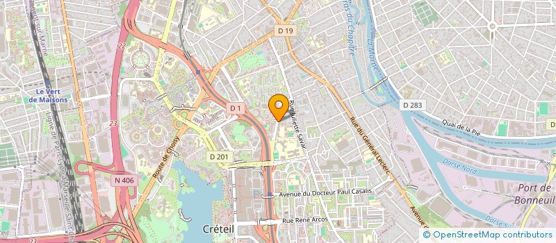 localisation de l'entreprise DOTAN à CRETEIL