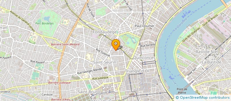 localisation de l'entreprise DOTEURS BARROUX MJ ET D à BORDEAUX