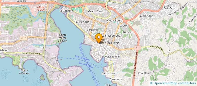 localisation de l'entreprise DOTHEDIS  POINTE-A-PITRE