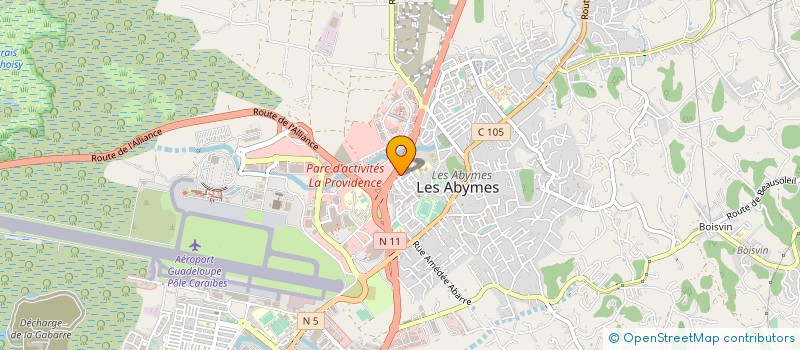 localisation de l'entreprise DOTHEMARE ACTION SA à LES ABYMES