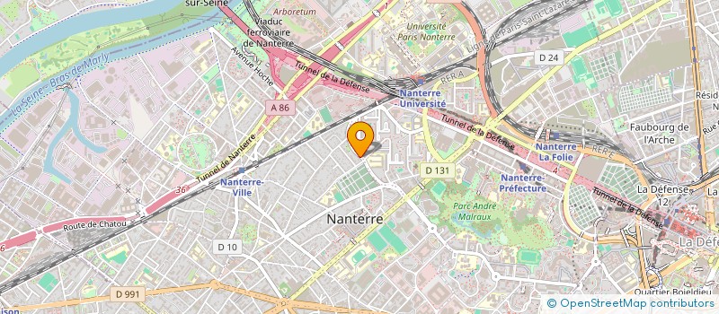 localisation de l'entreprise DOTICLAIR  NANTERRE