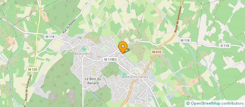 localisation de l'entreprise DOTINO  RESTINCLIERES