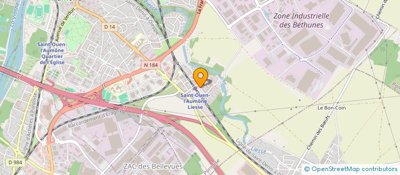 localisation de l'entreprise DOTPACK à SAINT-OUEN-L'AUMONE