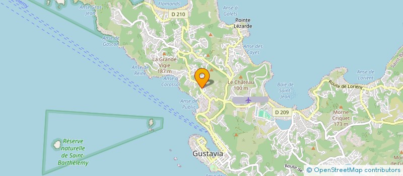 localisation de l'entreprise DOTS à SAINT BARTHELEMY