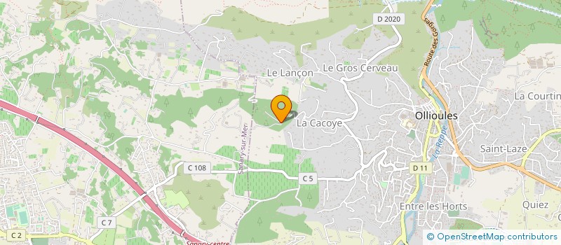 localisation de l'entreprise DOTS-HOME à OLLIOULES