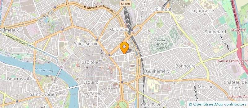 localisation de l'entreprise DOTTI DESIGN à TOULOUSE