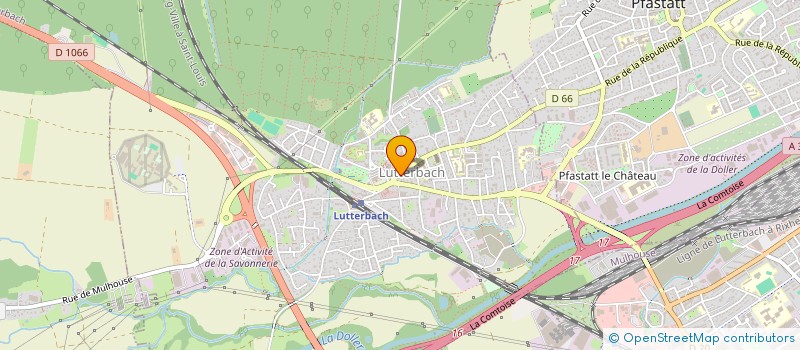 localisation de l'entreprise DOTTI FRERES  LUTTERBACH