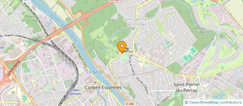 localisation de l'entreprise DOTVISION INVEST  SAINT-GERMAIN-LES-CORBEIL