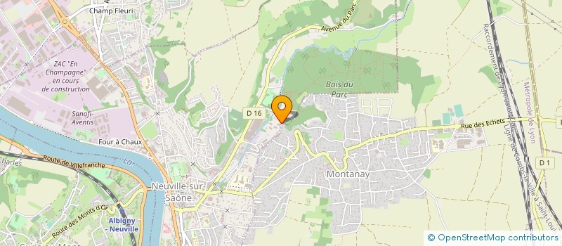 localisation de l'entreprise DOTWARE CONSULTING  NEUVILLE-SUR-SAONE