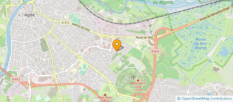 localisation de l'entreprise DOU-MER  AGDE
