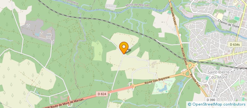 localisation de l'entreprise DOU TAMBOURN  SAINT-PIERRE-DU-MONT