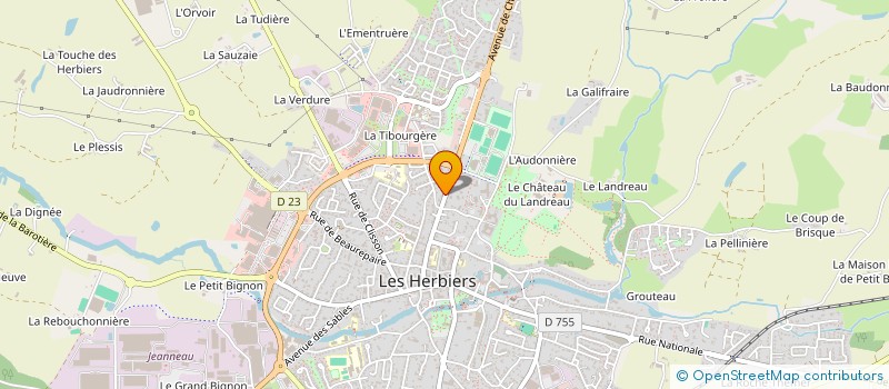 localisation de l'entreprise DOU2SIN à LES HERBIERS