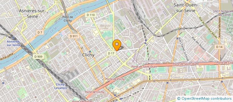 localisation de l'entreprise DOUACH à CLICHY