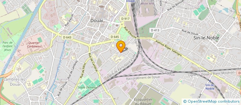 localisation de l'entreprise DOUAI-DEDOUGOU à DOUAI