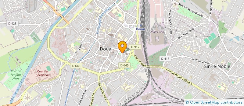 localisation de l'entreprise DOUAI FORMES à DOUAI