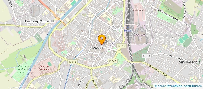 localisation de l'entreprise DOUAI GB  DOUAI