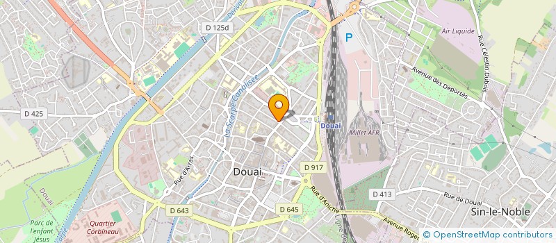 localisation de l'entreprise DOUAI MEDIA SYSTEMES à DOUAI