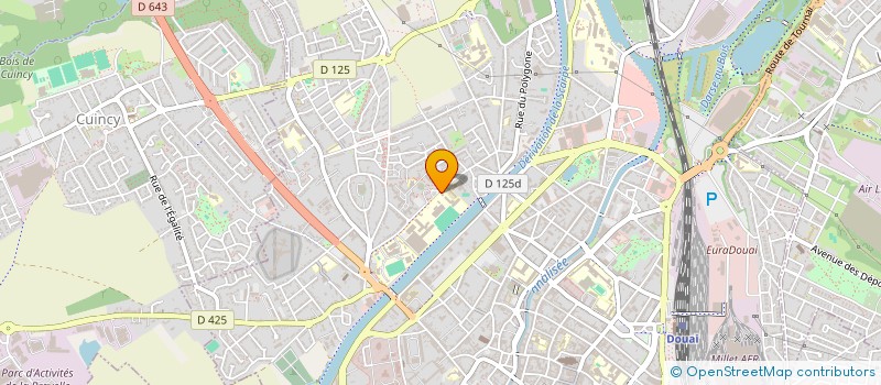 localisation de l'entreprise DOUAI NATATION 1897  DOUAI