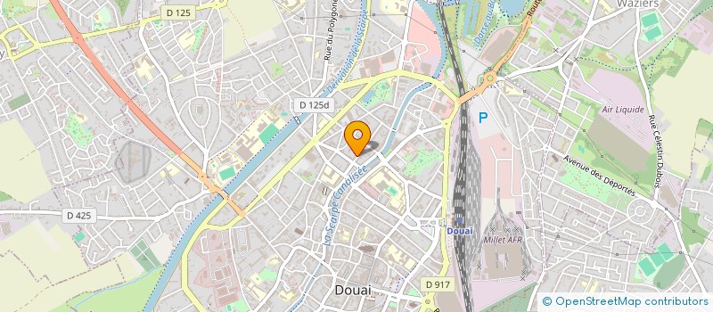 localisation de l'entreprise DOUAI REGARD D'ESPERANCE à DOUAI