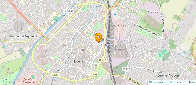 localisation de l'entreprise DOUAI RESTAURATION  DOUAI