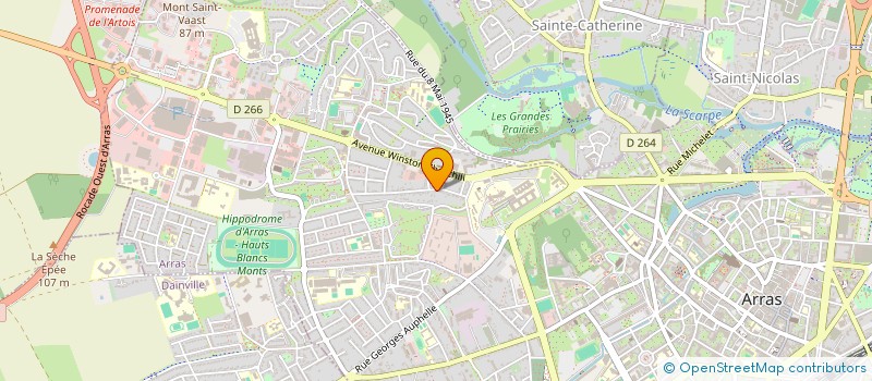 localisation de l'entreprise DOUAI SERVICES à ARRAS