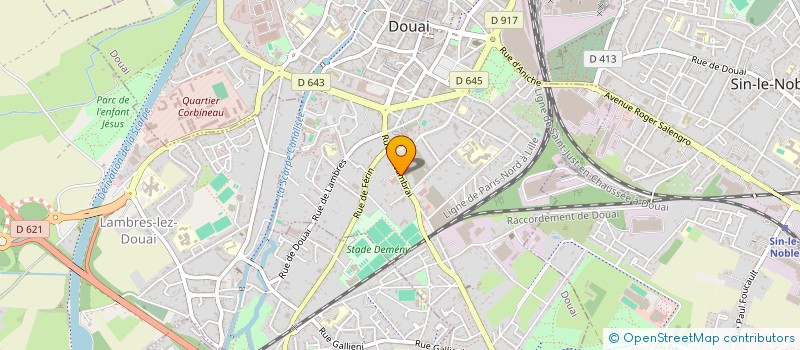 localisation de l'entreprise DOUAI VEHICULES OCCASIONS à DOUAI