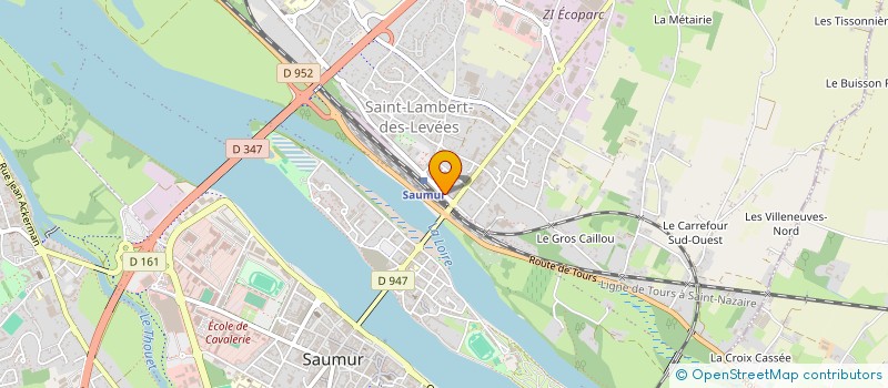 localisation de l'entreprise DOUAIRE STEPHANIE  SAUMUR