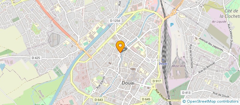 localisation de l'entreprise DOUAISIS PASSERELLE à DOUAI