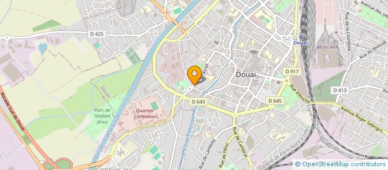 localisation de l'entreprise DOUAISIS SANTE POUR TOUS à DOUAI